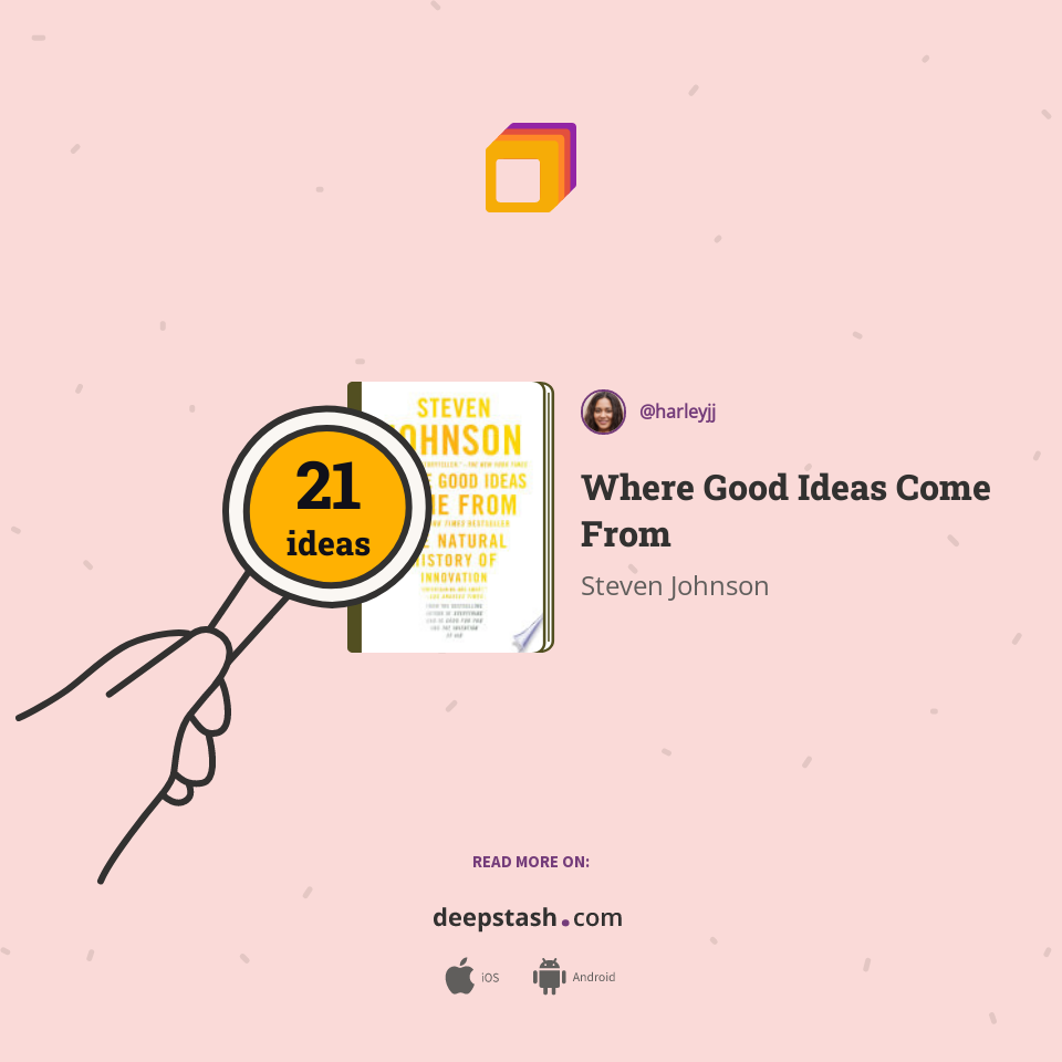 Where Good Ideas Come From