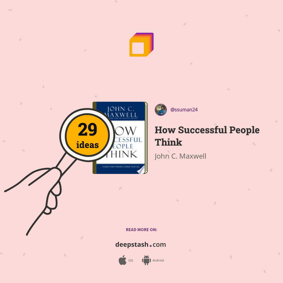 How Successful People Think