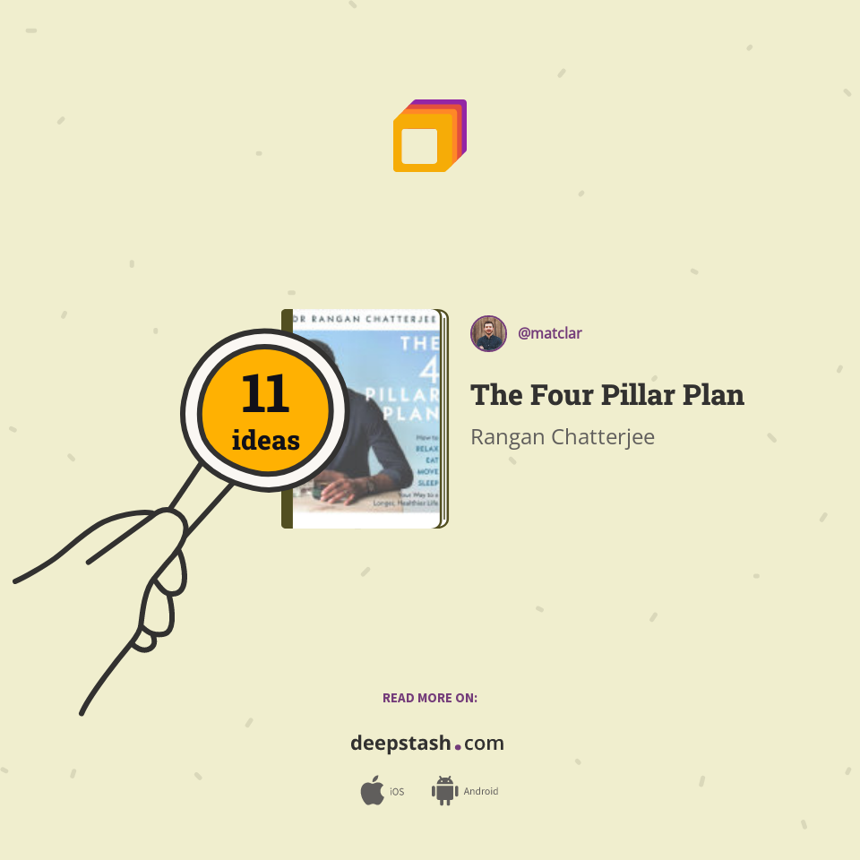 The Four Pillar Plan Deepstash