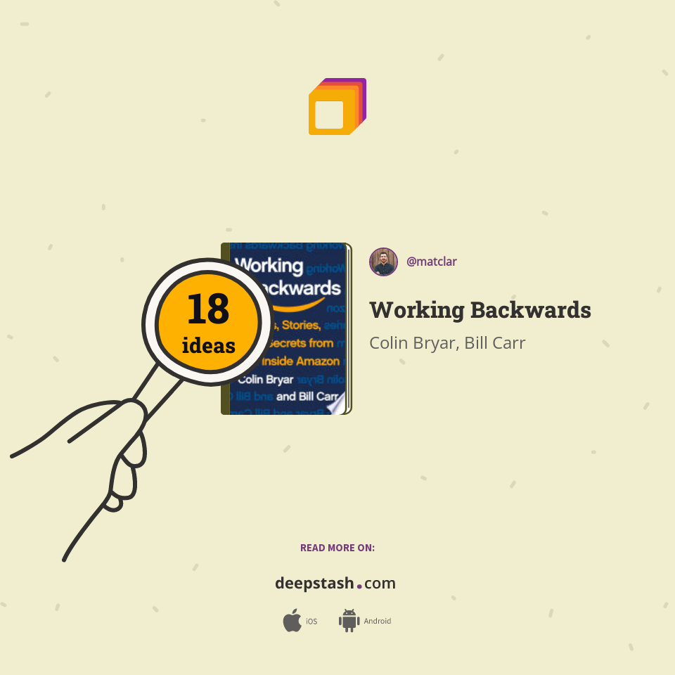 Working Backwards