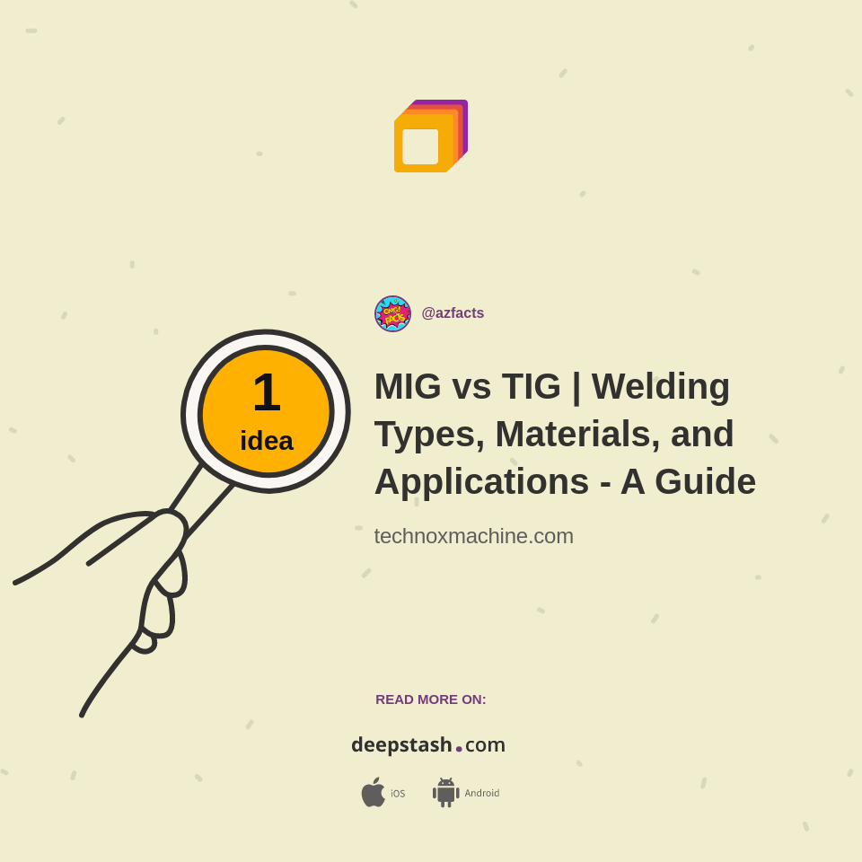 Mig Vs Tig Welding Types Materials And Applications A Guide Deepstash