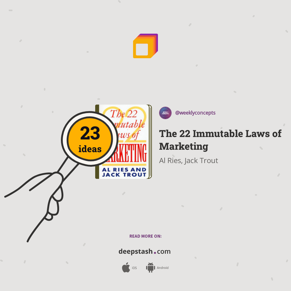The 22 Immutable Laws of Marketing