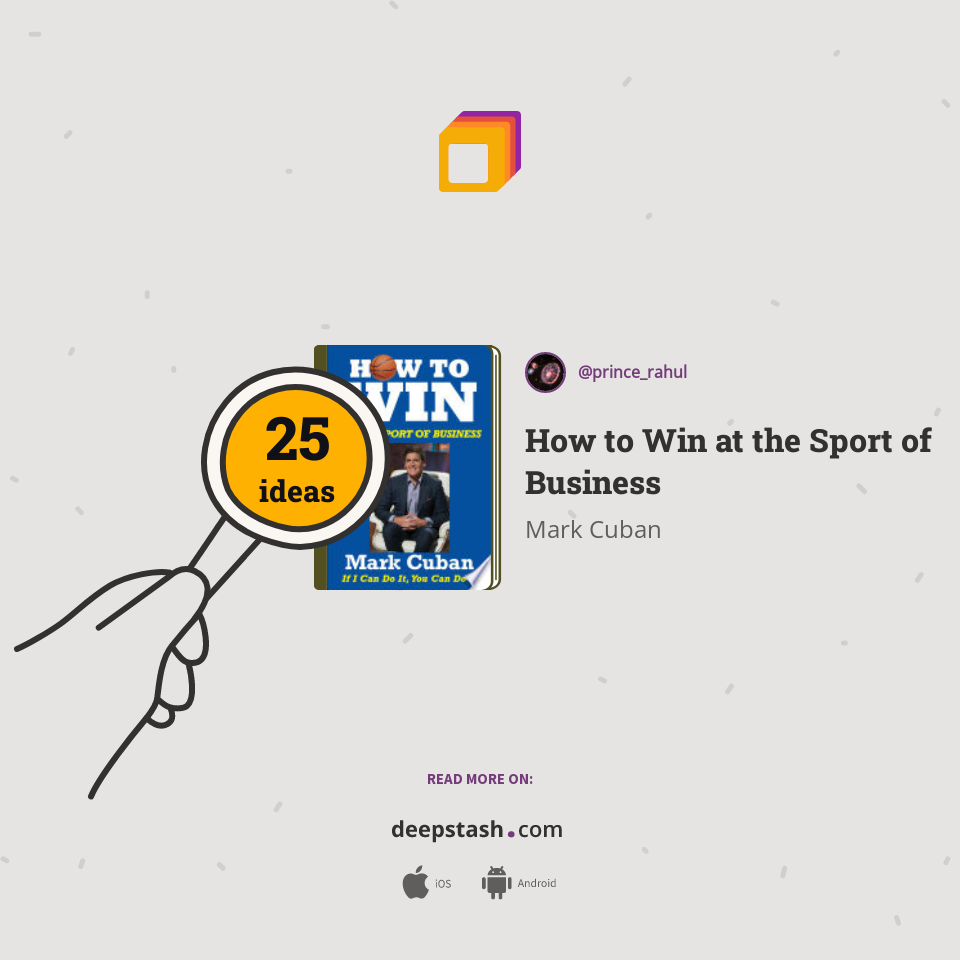 How to Win at the Sport of Business