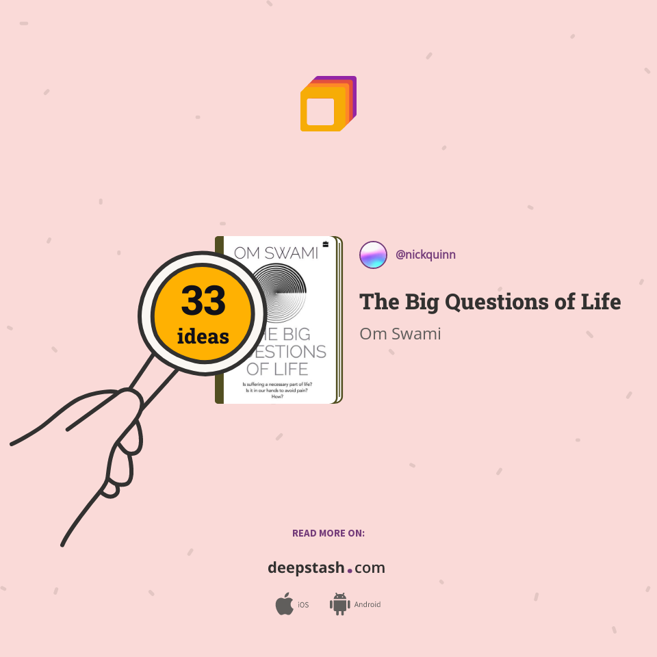 The Big Questions of Life