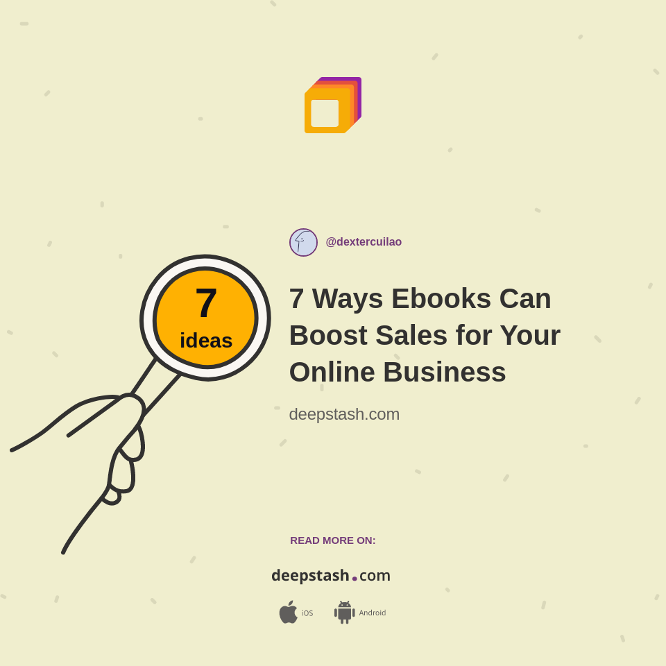 7 Ways Ebooks Can Boost Sales for Your Online Business - Deepstash