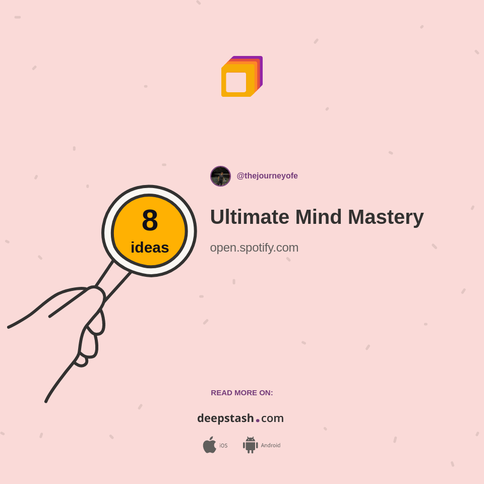 Ultimate Mind Mastery | Deepstash