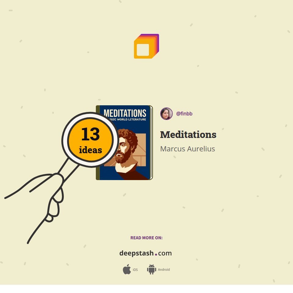Meditations | Deepstash