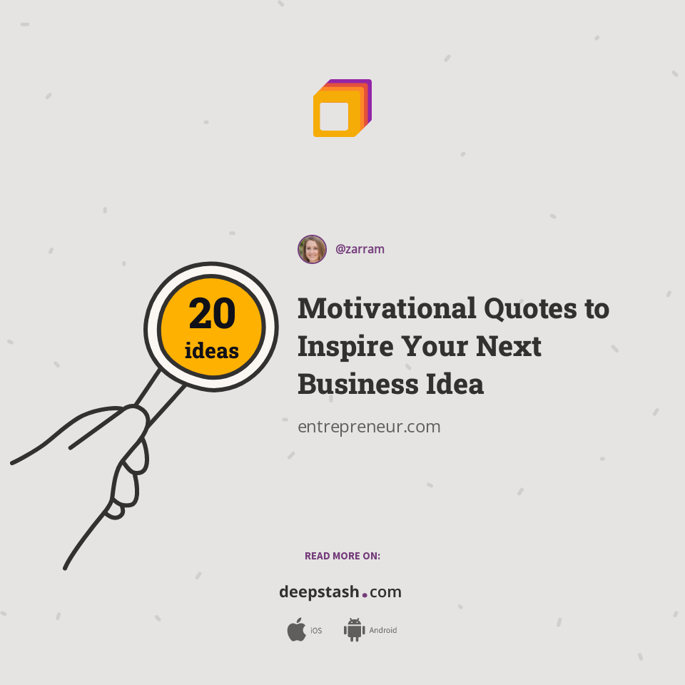 Motivational Quotes to Inspire Your Next Business Idea