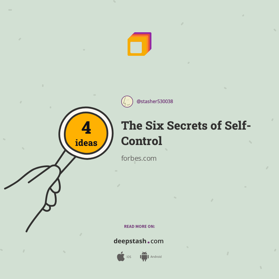 The Six Secrets of Self-Control