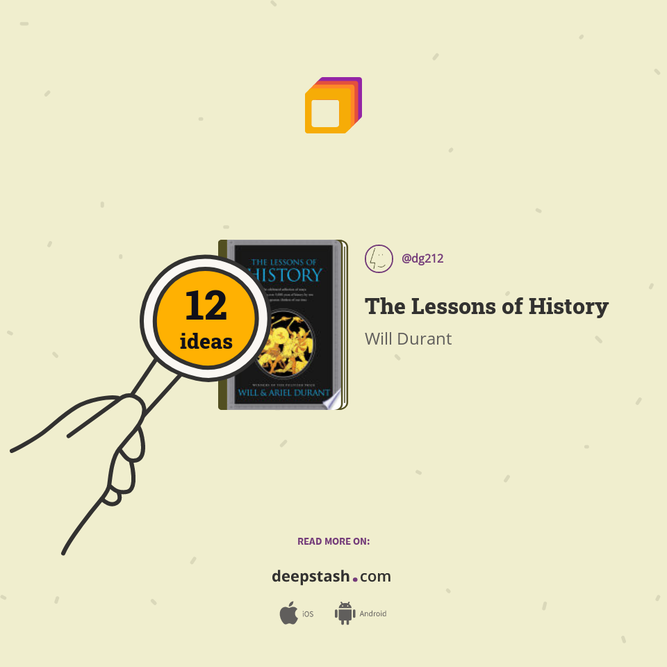 The Lessons of History