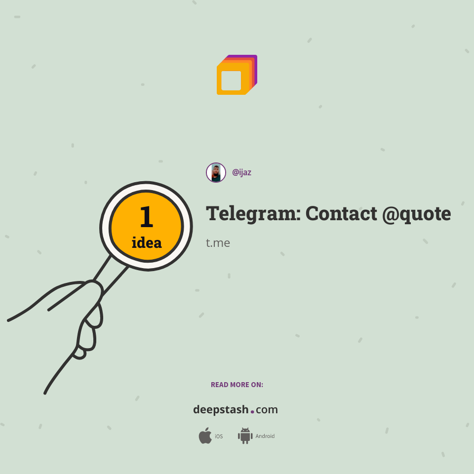 telegram-contact-quote-deepstash