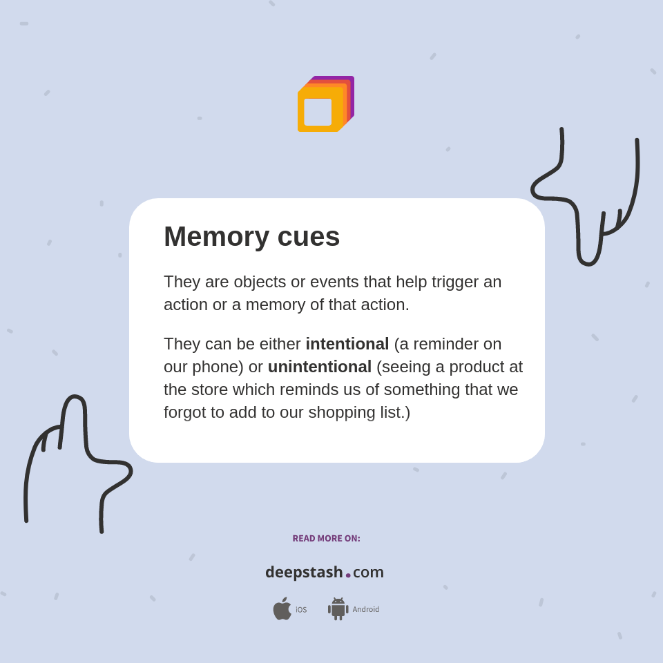 Memory cues Deepstash
