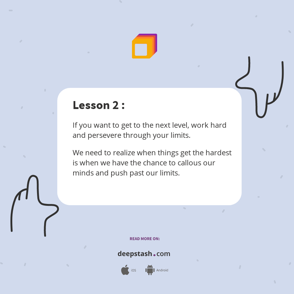 Lesson 2 : - Deepstash