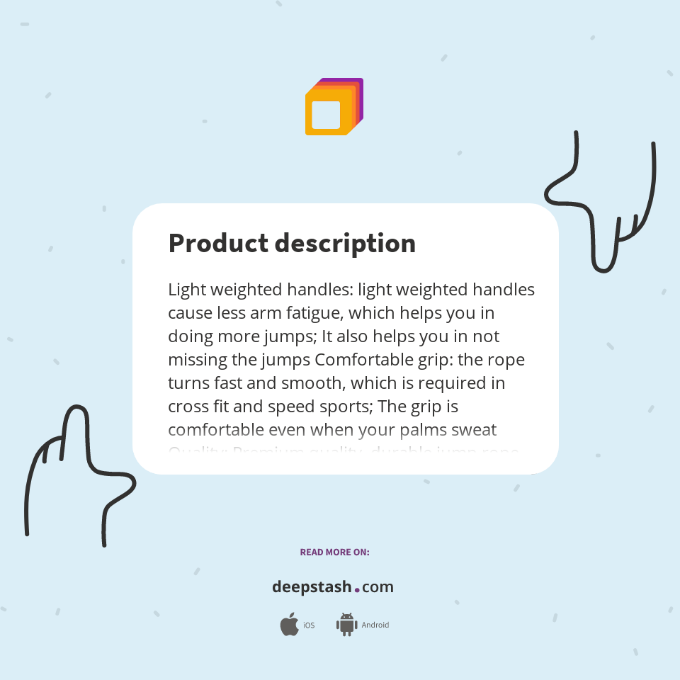 Product description - Deepstash