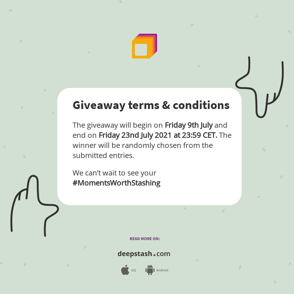 Giveaway terms &amp; conditions - Deepstash