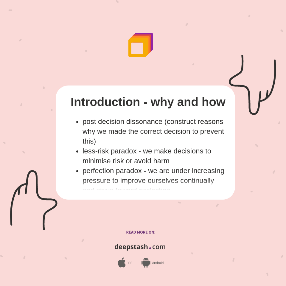 Introduction - why and how - Deepstash