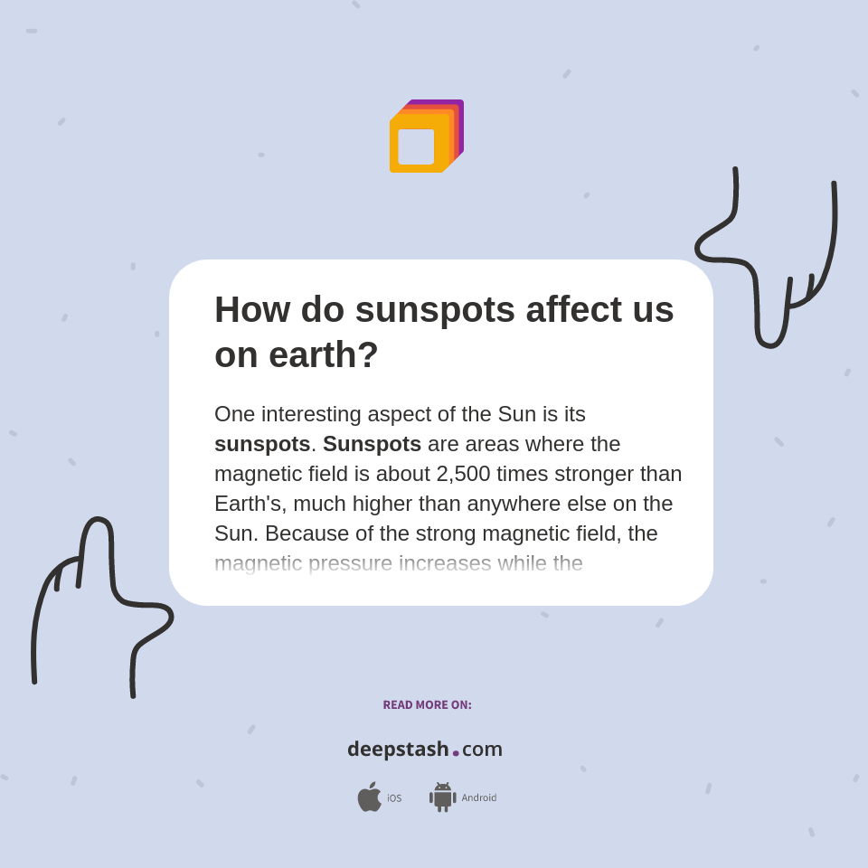 How do sunspots affect us on earth? Deepstash