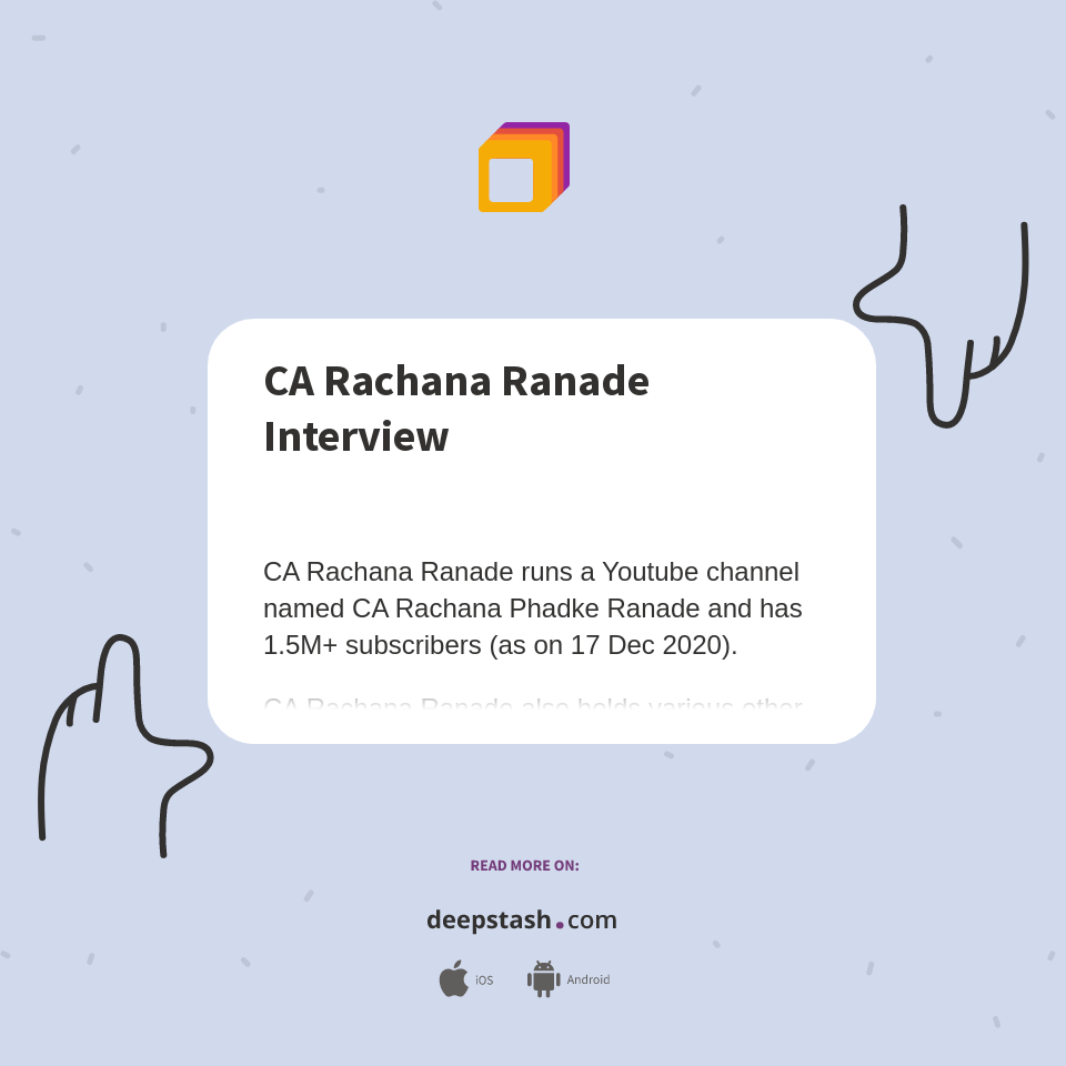 CA Rachana Ranade Interview - Deepstash