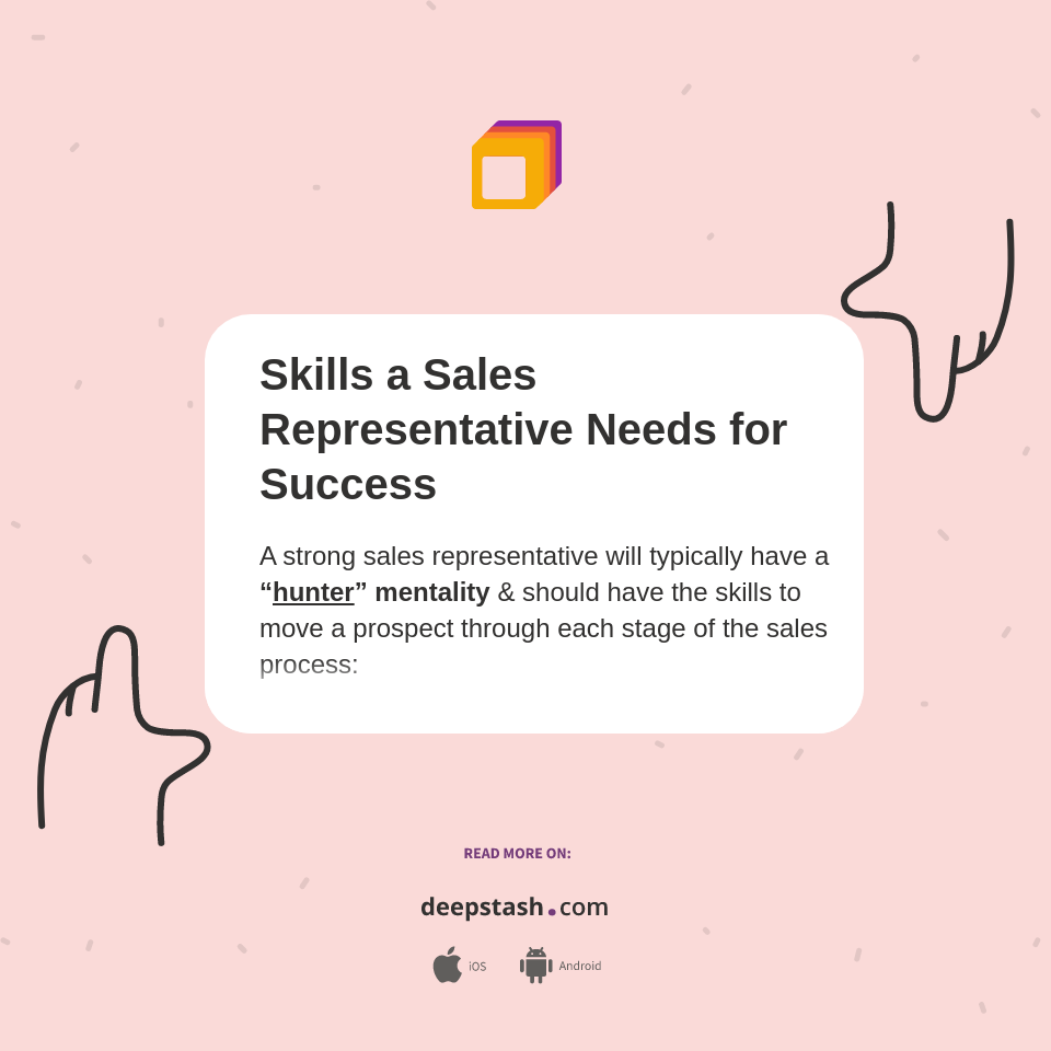 skills a sales representative needs for success
