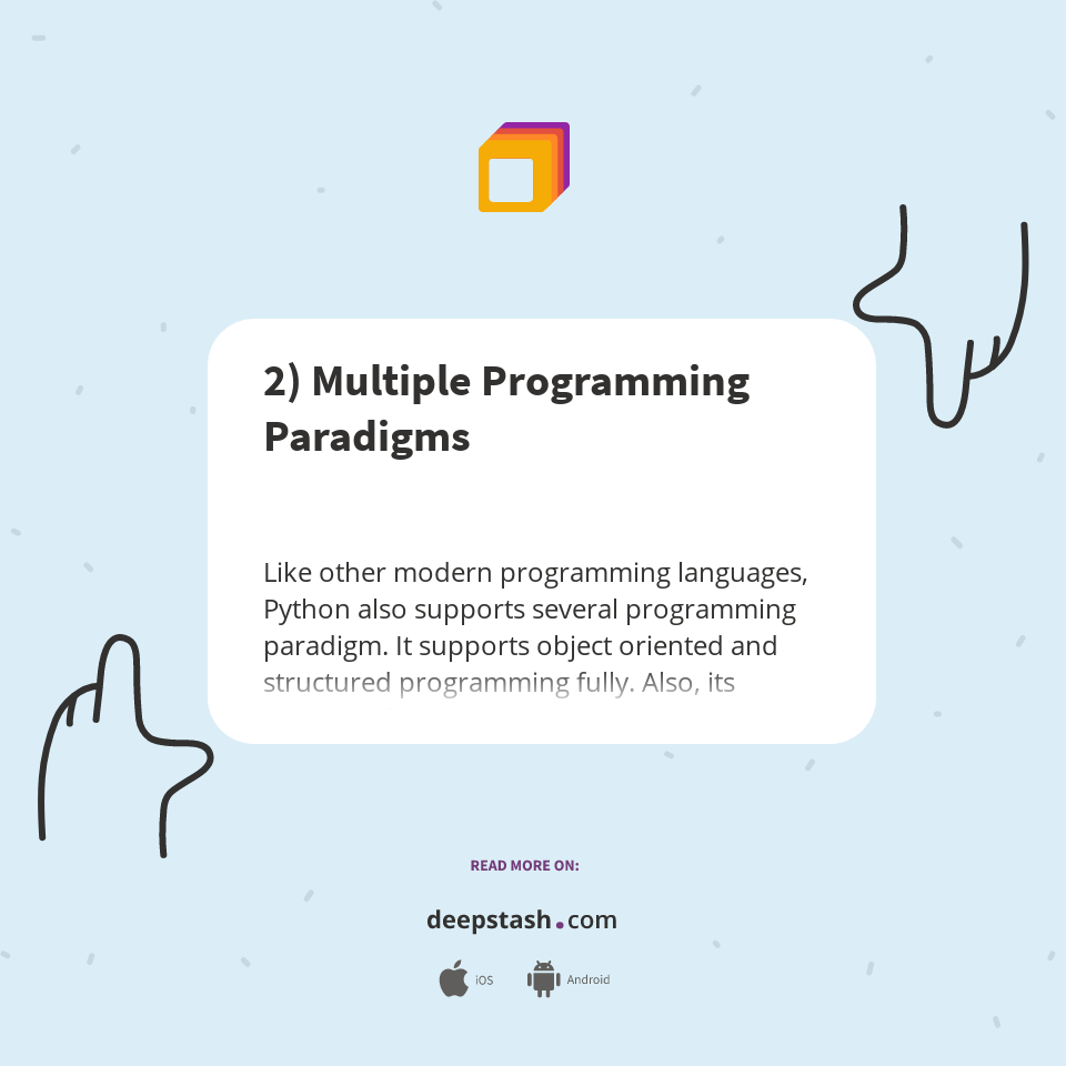2) Multiple Programming Paradigms - Deepstash