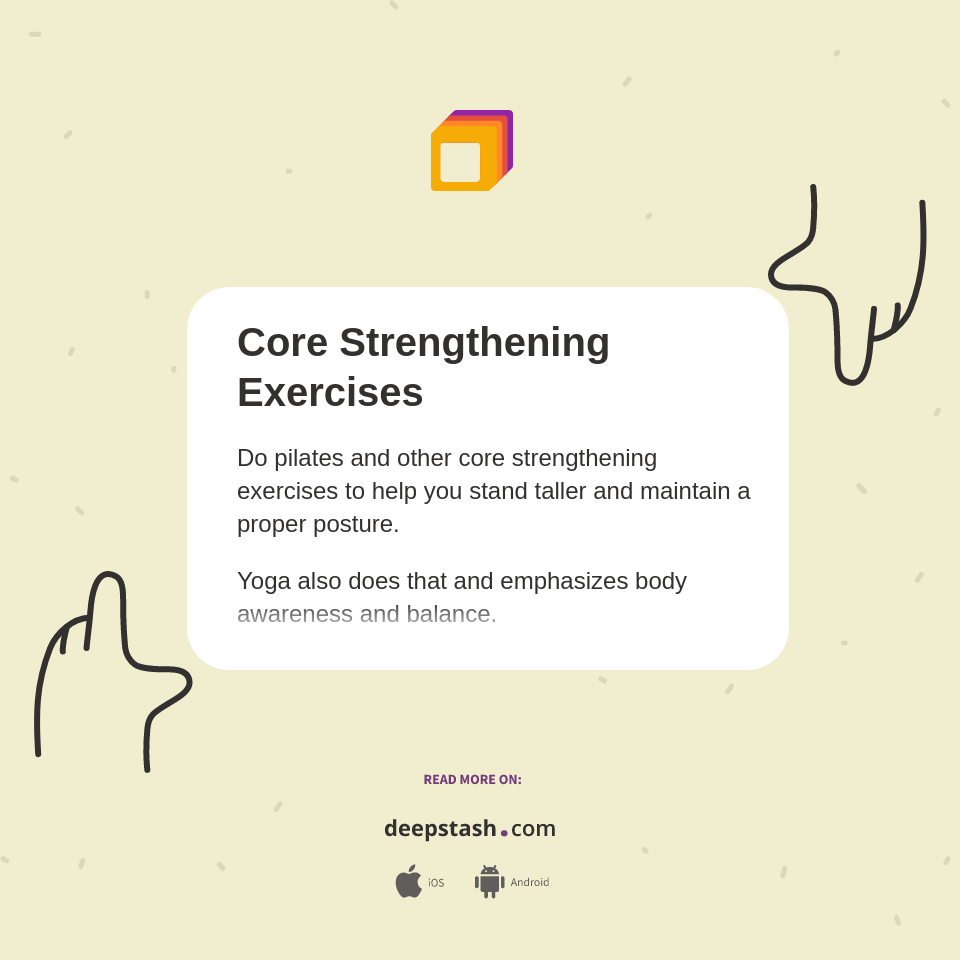 Core Strengthening Exercises - Deepstash