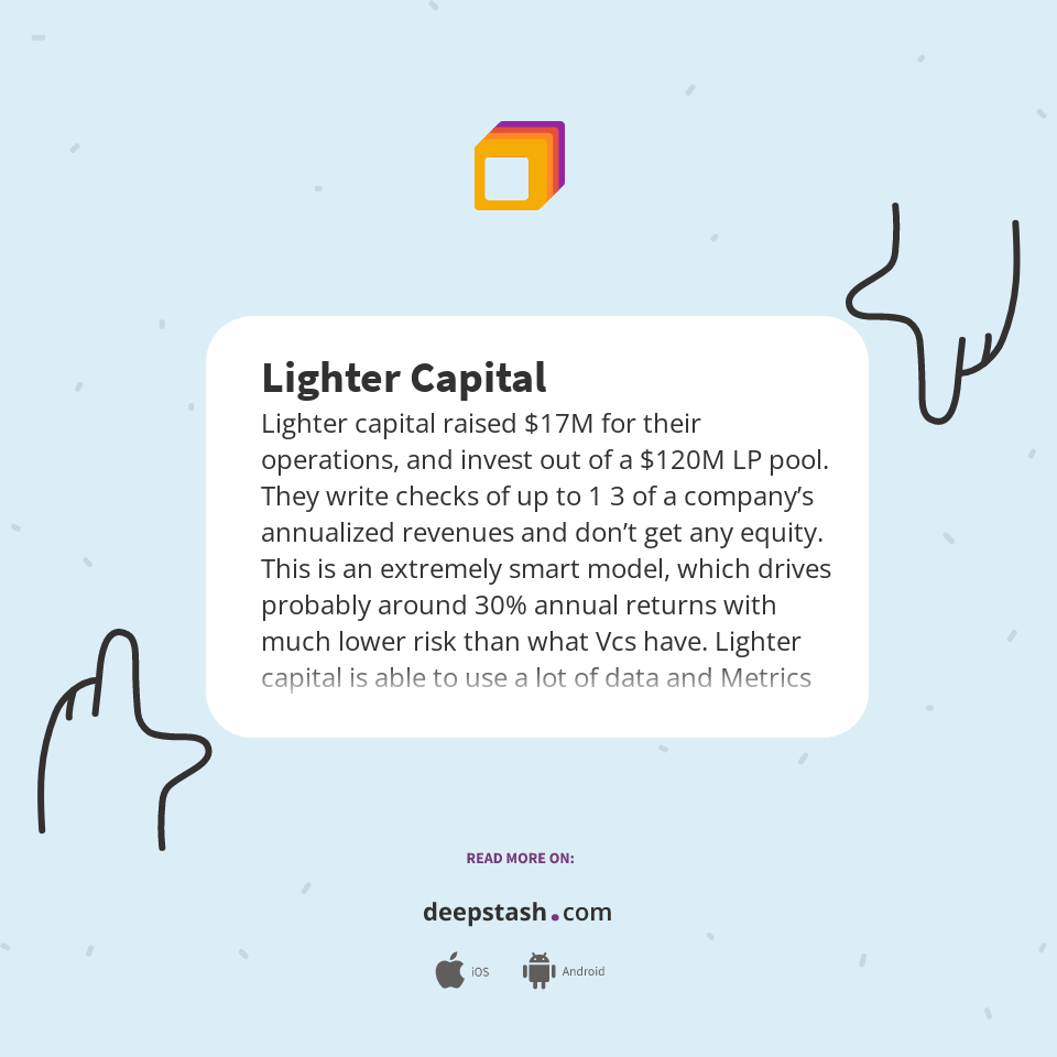 Lighter Capital Deepstash