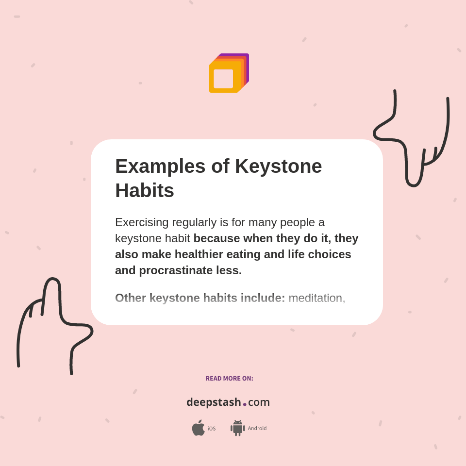 Examples of Keystone Habits Deepstash