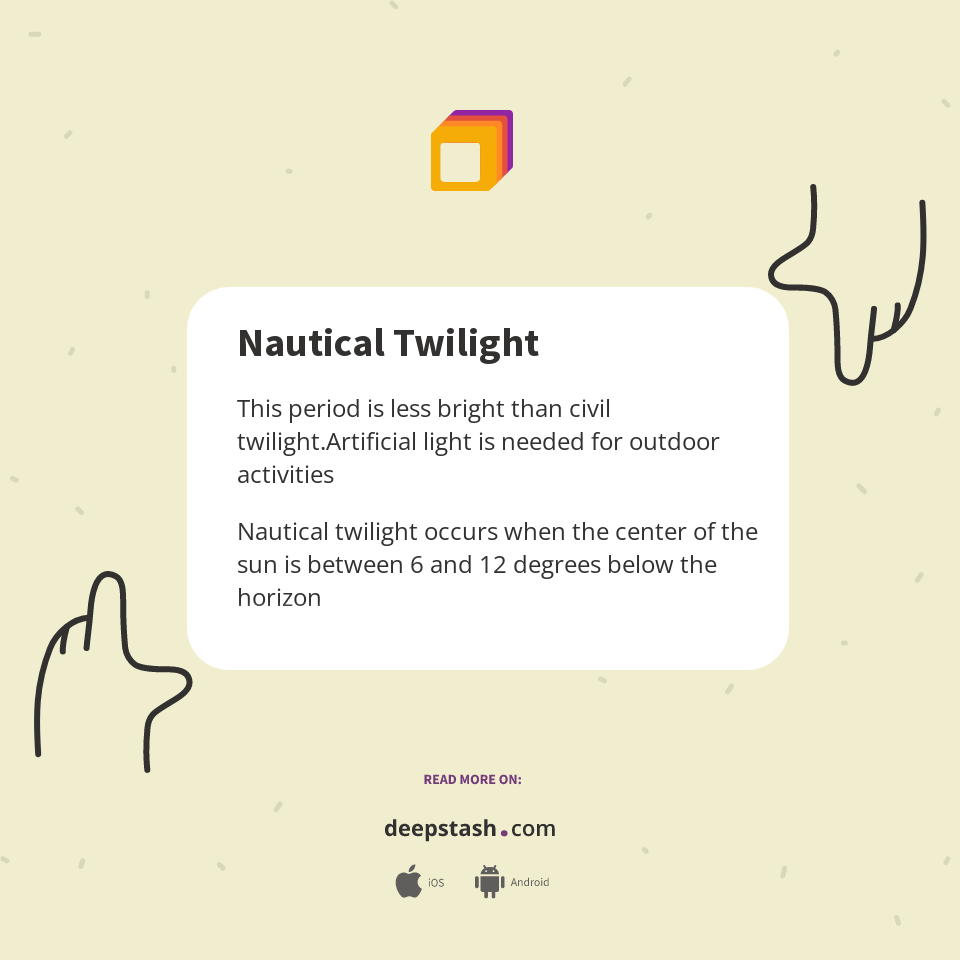 Nautical Twilight Deepstash