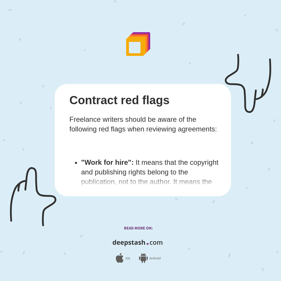 Contract red flags Deepstash