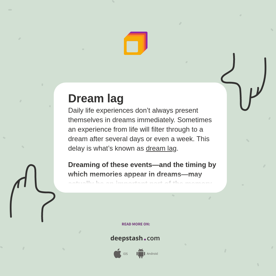 Dream lag - Deepstash