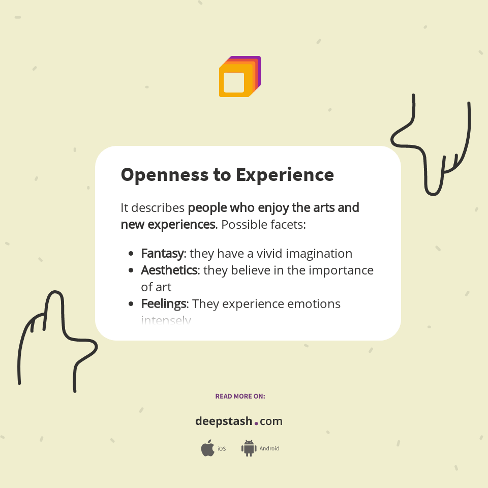 Openness to experience deepstash