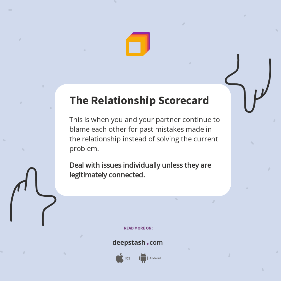 The Relationship Scorecard Deepstash