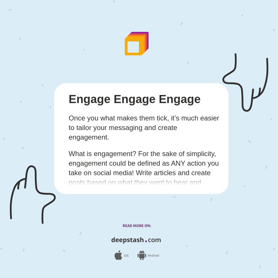 Deeply Engage Engage Engage Engage - Deepstash