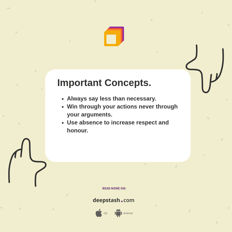 Important Concepts. - Deepstash