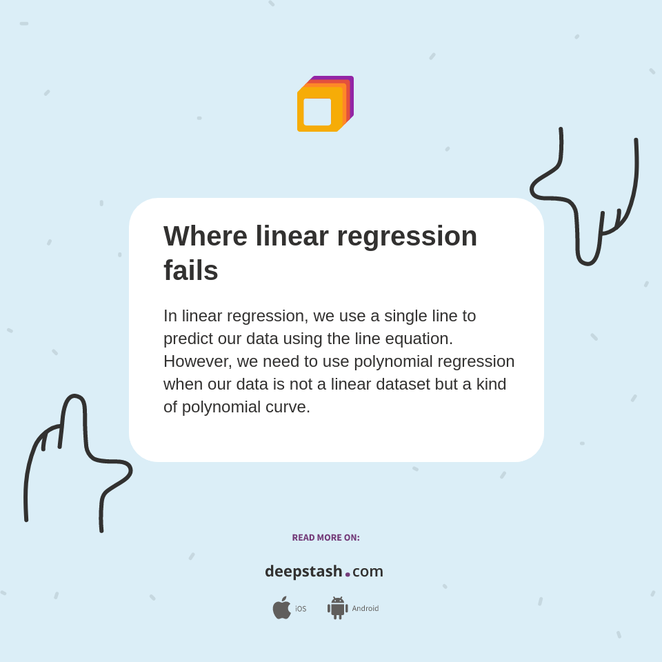 Where linear regression fails - Deepstash