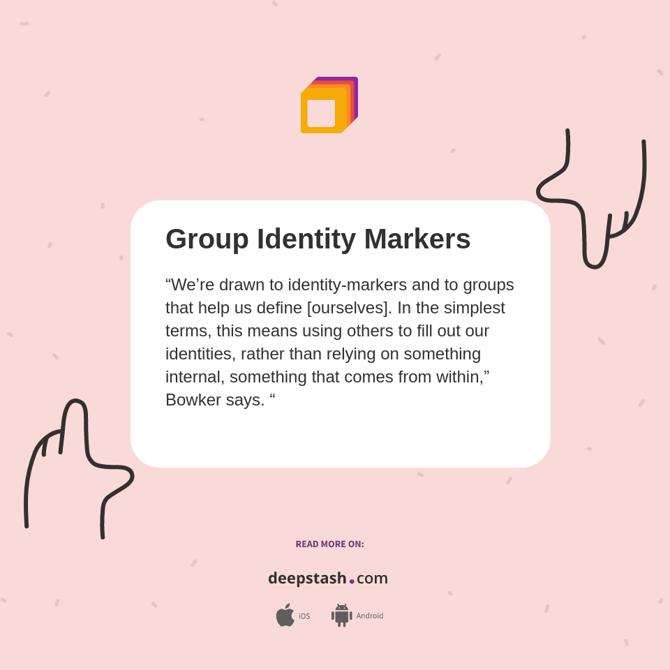 Group Identity Markers Deepstash