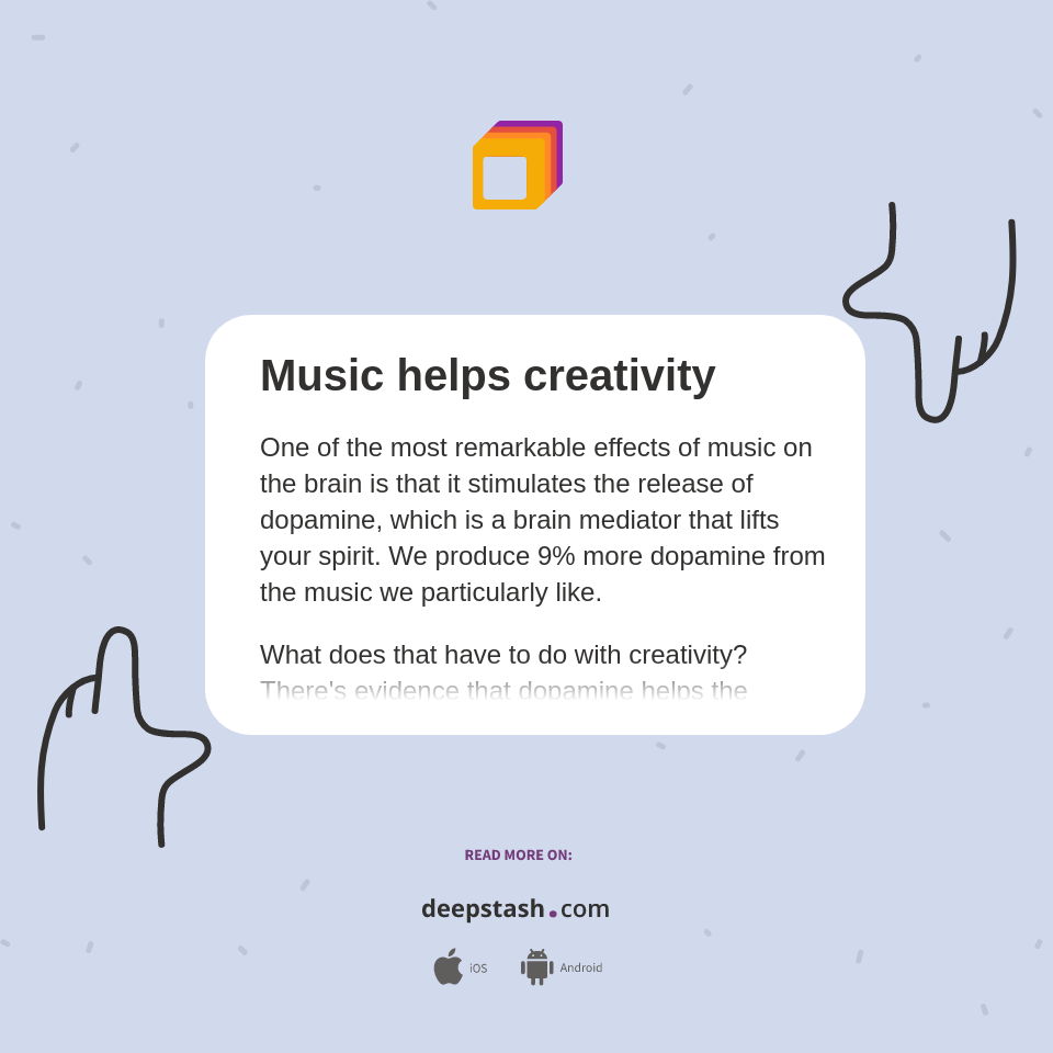 Music Helps Creativity Deepstash