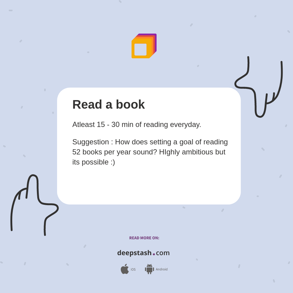 Read a book - Deepstash
