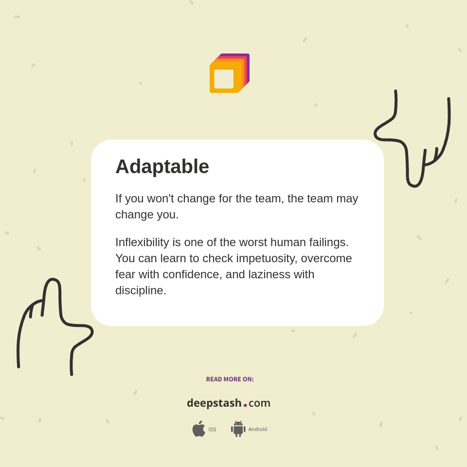Adaptable - Deepstash
