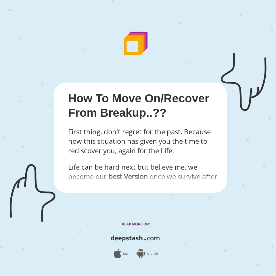 Picture Idea: How To Move On Recover From Breakup