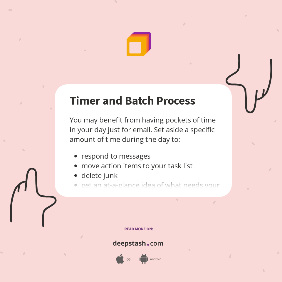 Timer and Batch Process Deepstash