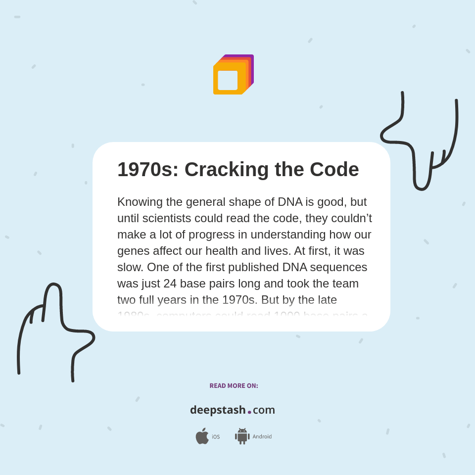 1970s: Cracking the Code - Deepstash