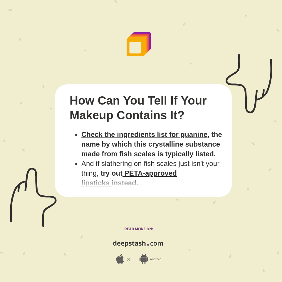 Do Lipsticks Have Fish Scales