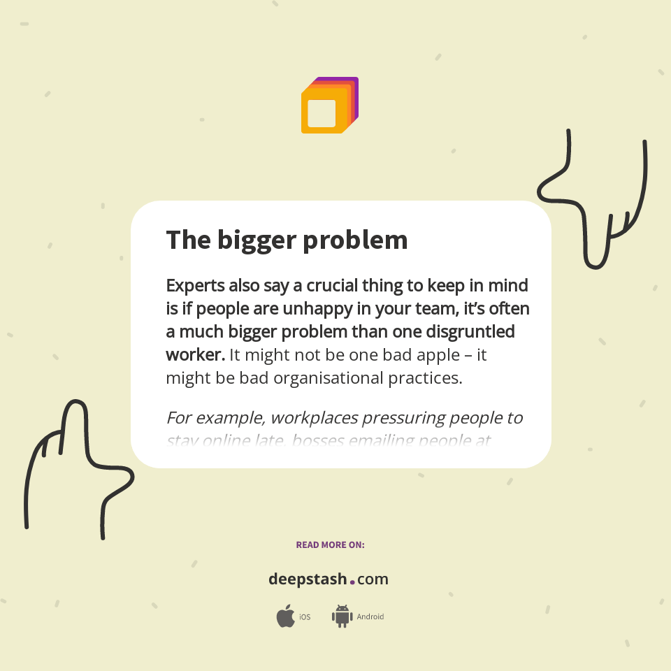 The bigger problem - Deepstash