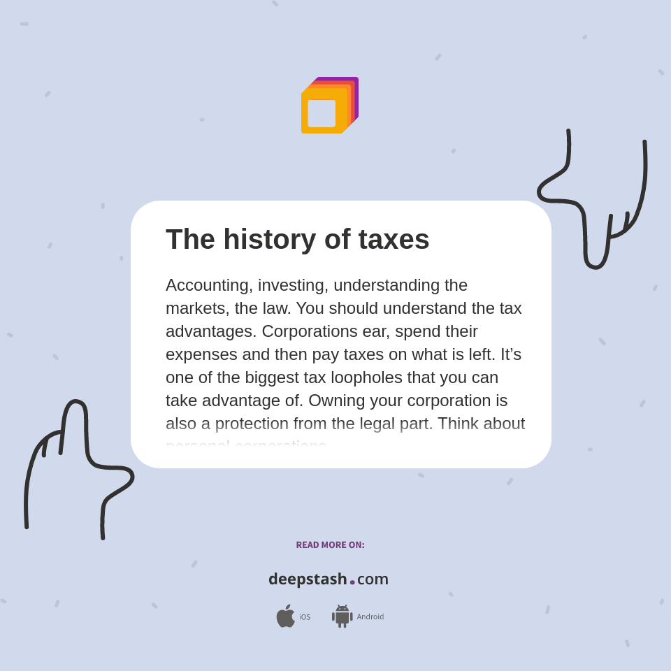 The history of taxes Deepstash