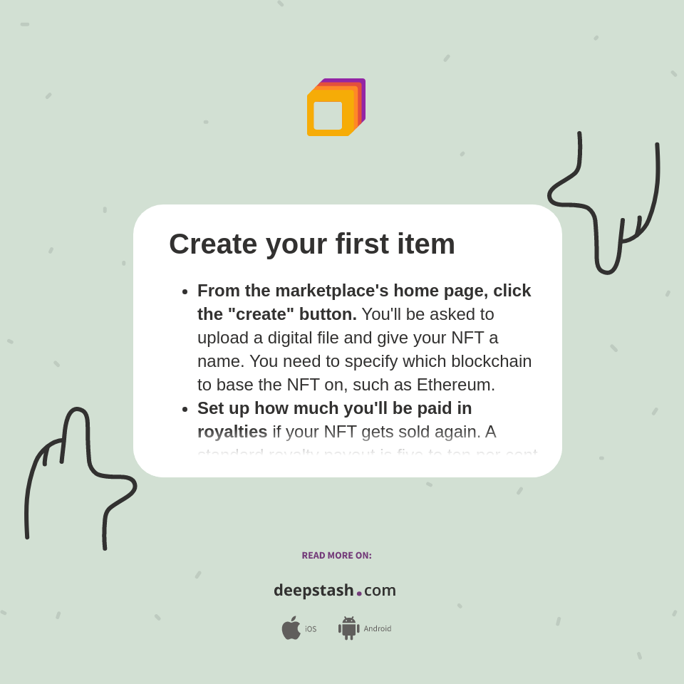 Create your first item - Deepstash