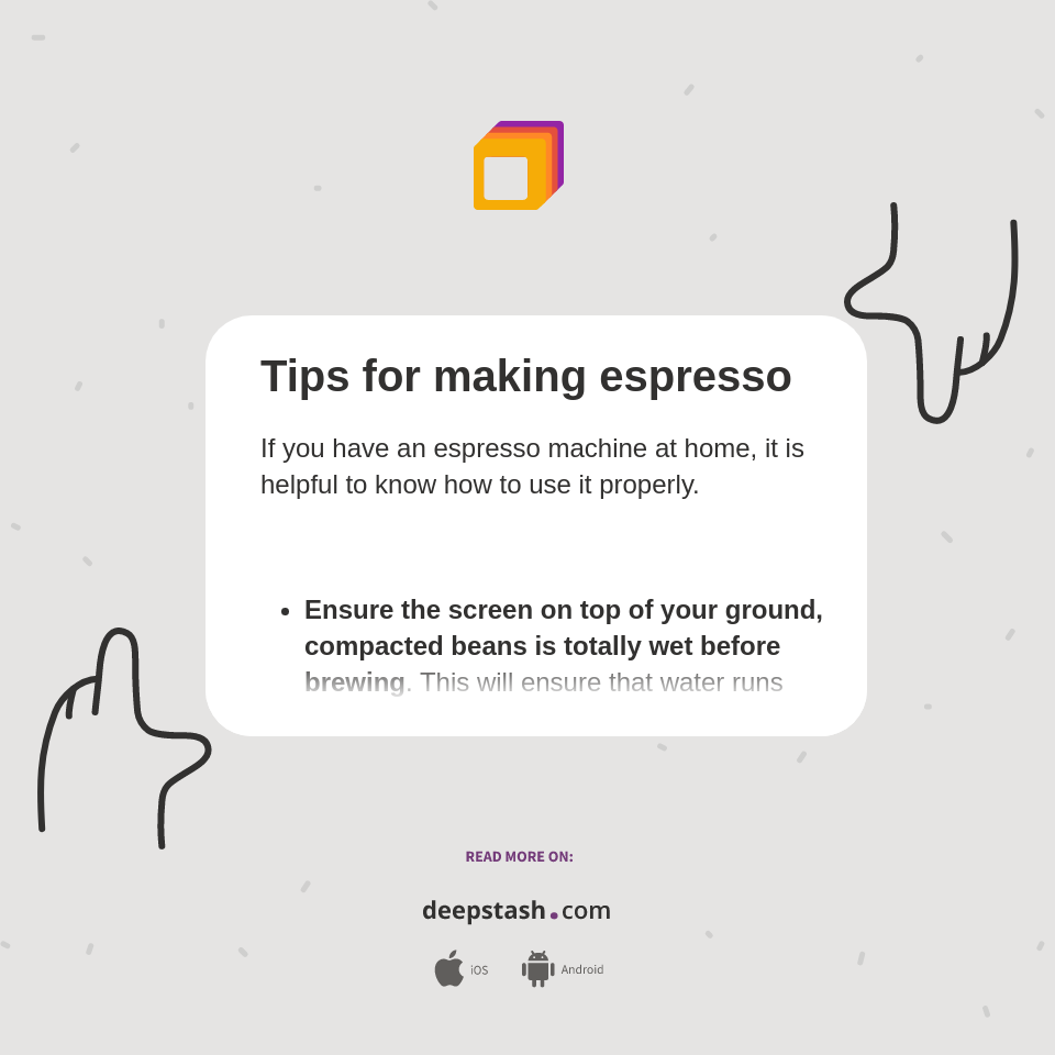tips-for-making-espresso-deepstash