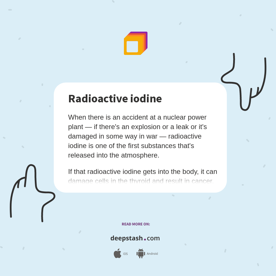 Radioactive iodine Deepstash