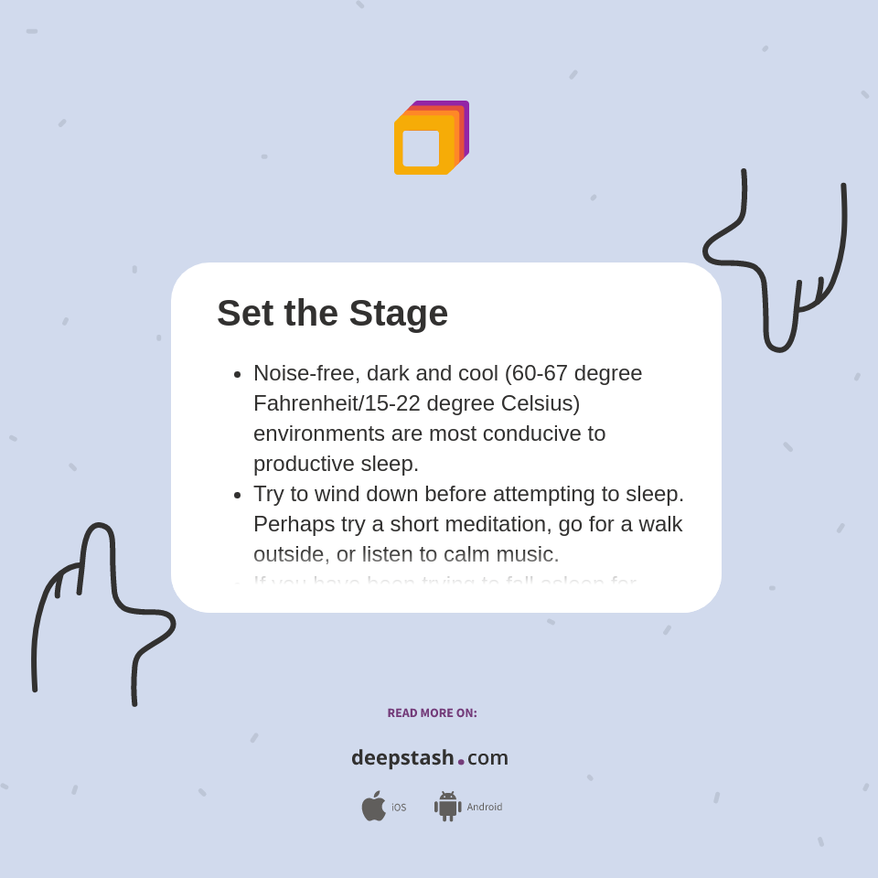 Set the Stage - Deepstash