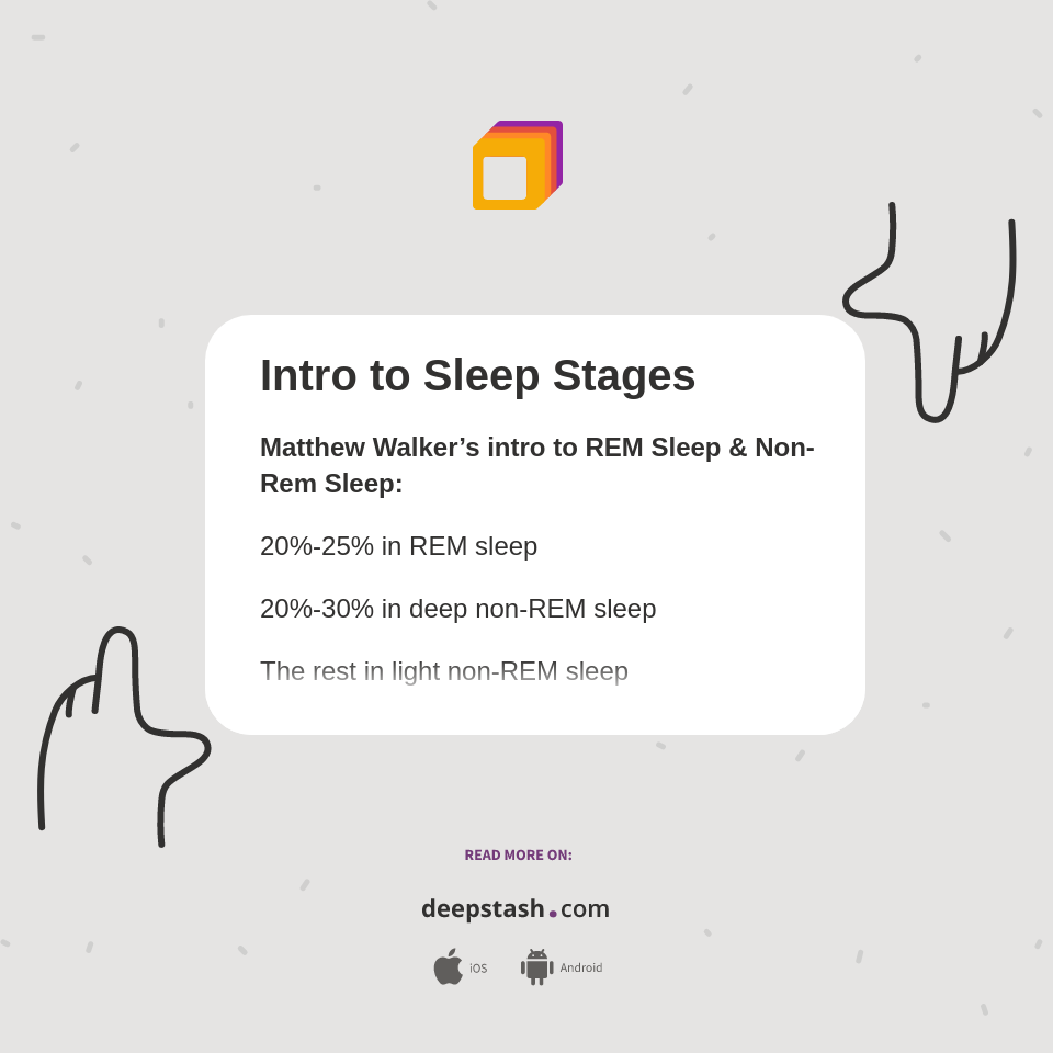 Intro to Sleep Stages - Deepstash